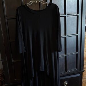 Black Women's Dress high low design soft cotton I’m 5’2 it is to long on me